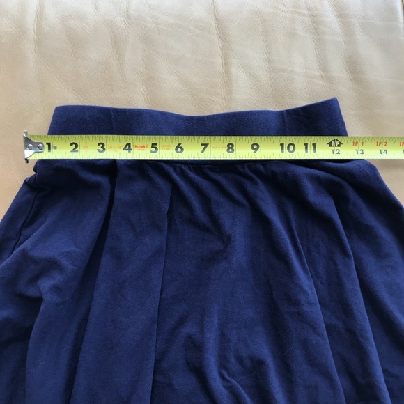 Anthropologie pins and needles navy skirt, size S - Picture 3 of 5